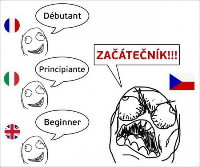 Cуровый чешский язык
