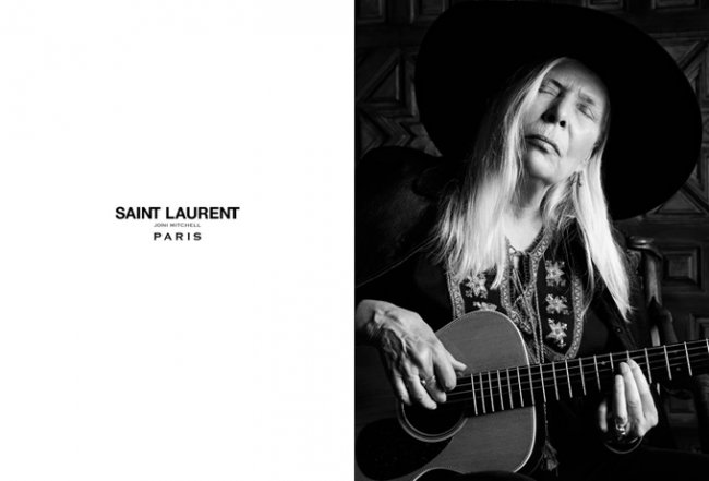 Джони Митчелл в Saint Laurent’s Music Project