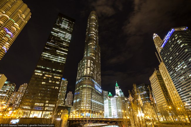 Ночная красота Чикаго