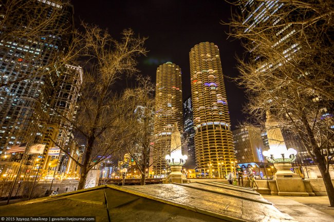 Ночная красота Чикаго