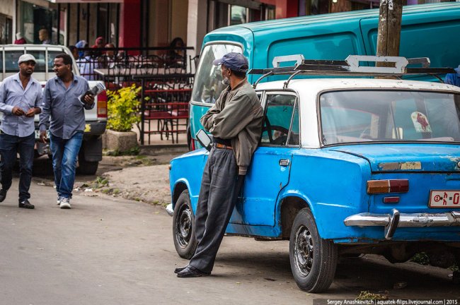 Эфиопское такси. ВАЗ-2101