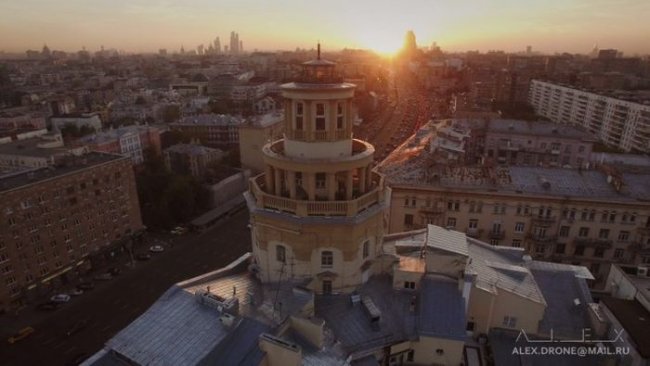 Cнимки Москвы, сделанные при помощи дрона