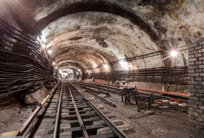 Подземные тоннели метро в Москве