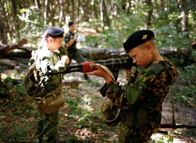 Тактические учения в Кадетской школе имени генерала Ермолова