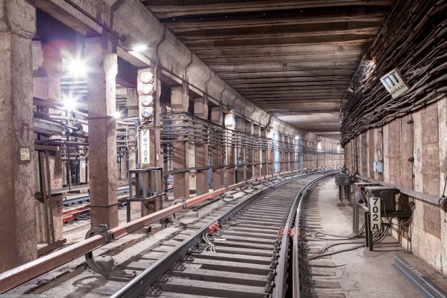 Подземные тоннели московского метро