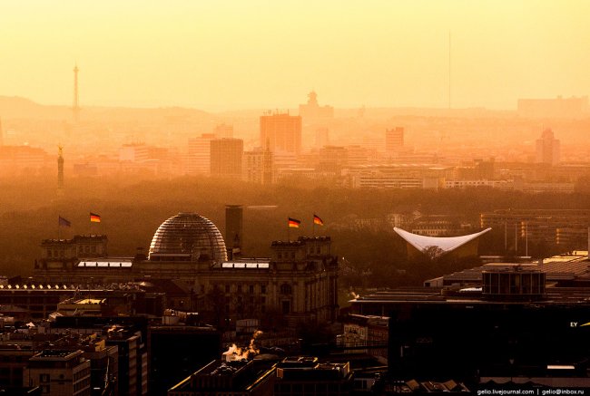 Столица Германии с высоты: старый-новый Берлин