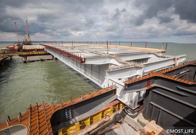 Как идет строительство Крымского моста