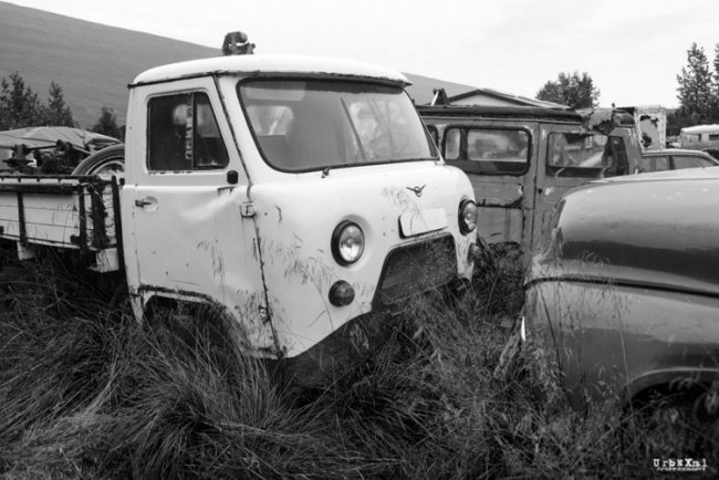 Кладбище автомобилей в Исландии