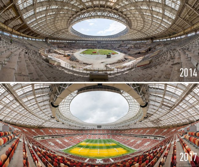 Самый большой стадион в России