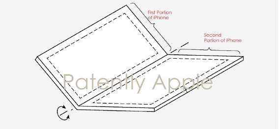Apple подала новый патент на создание дисплея в виде книжки 
