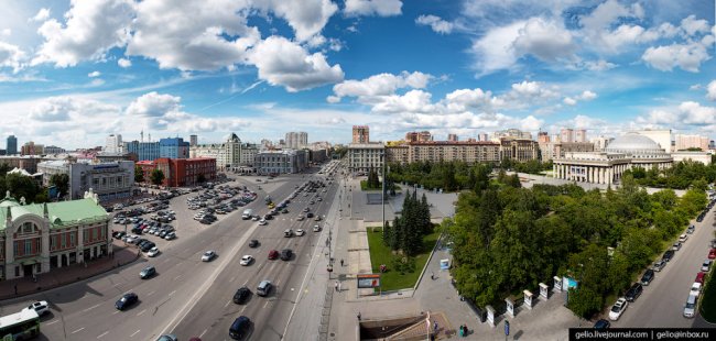 Новосибирск с высоты 2017