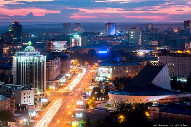 Новосибирск с высоты 2017