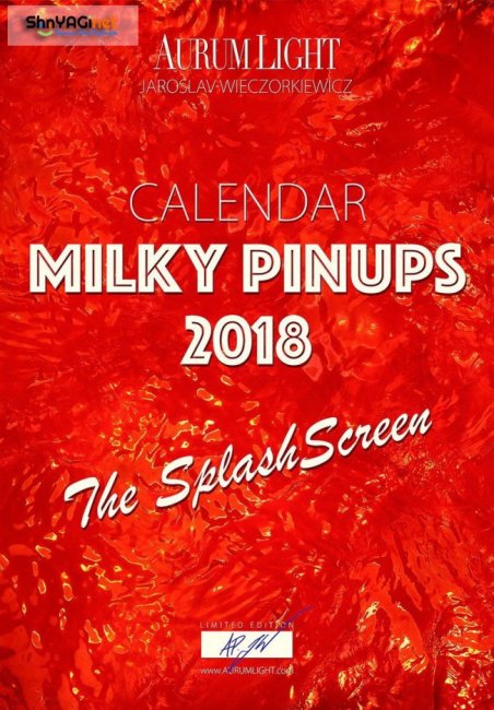Молочный пин-ап календарь на 2018 год от Ярослава Вечоркевича