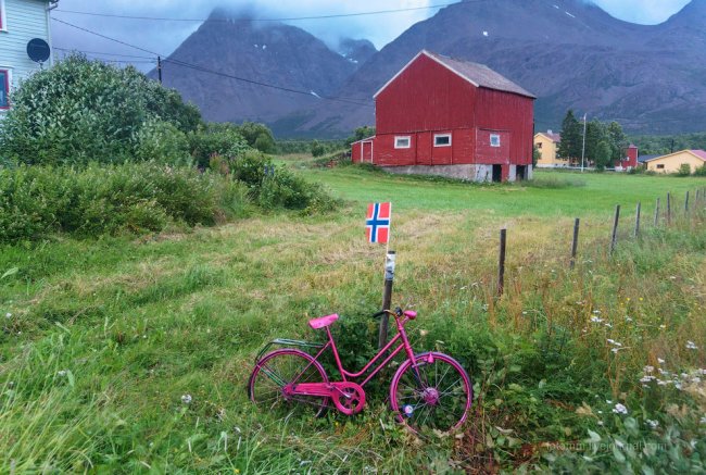 Велосипед, как искусство в Норвегии