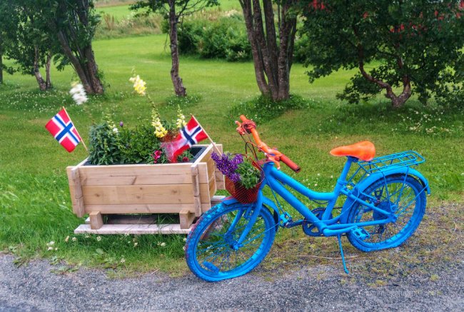 Велосипед, как искусство в Норвегии