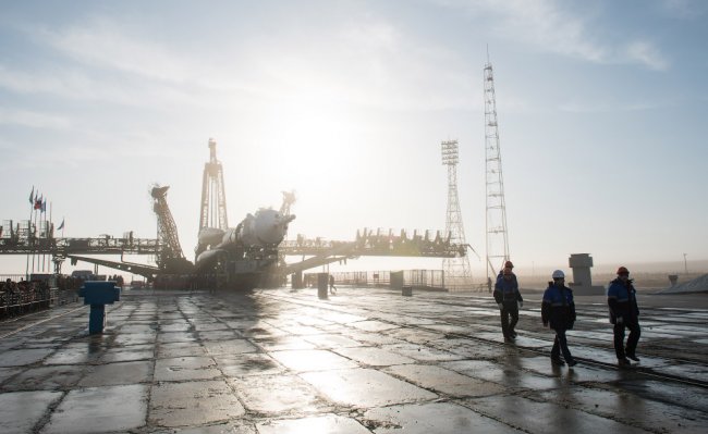 Старт российского космического корабля «Союз МС-08»
