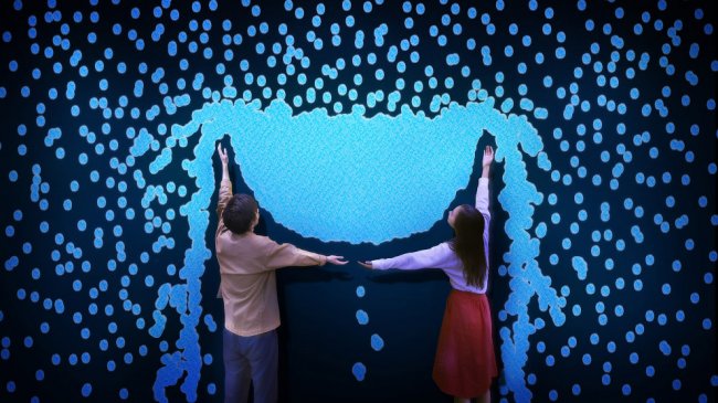 Интерактивный музей цифрового искусства в Токио