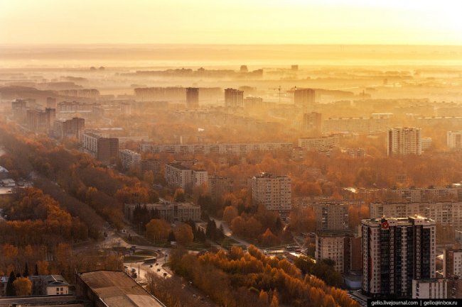 Фотографии Новосибирска с высоты 2019