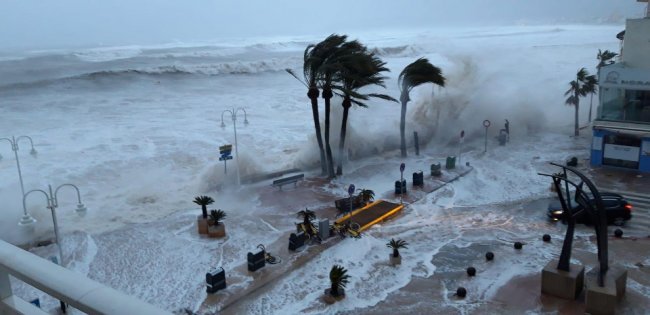 Урагана «Глория» в Испании