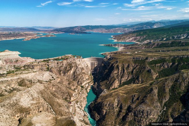 Чиркейское водохранилище — крупнейшее на Северном Кавказе