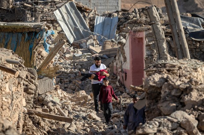 Землетрясение в Марокко 2023