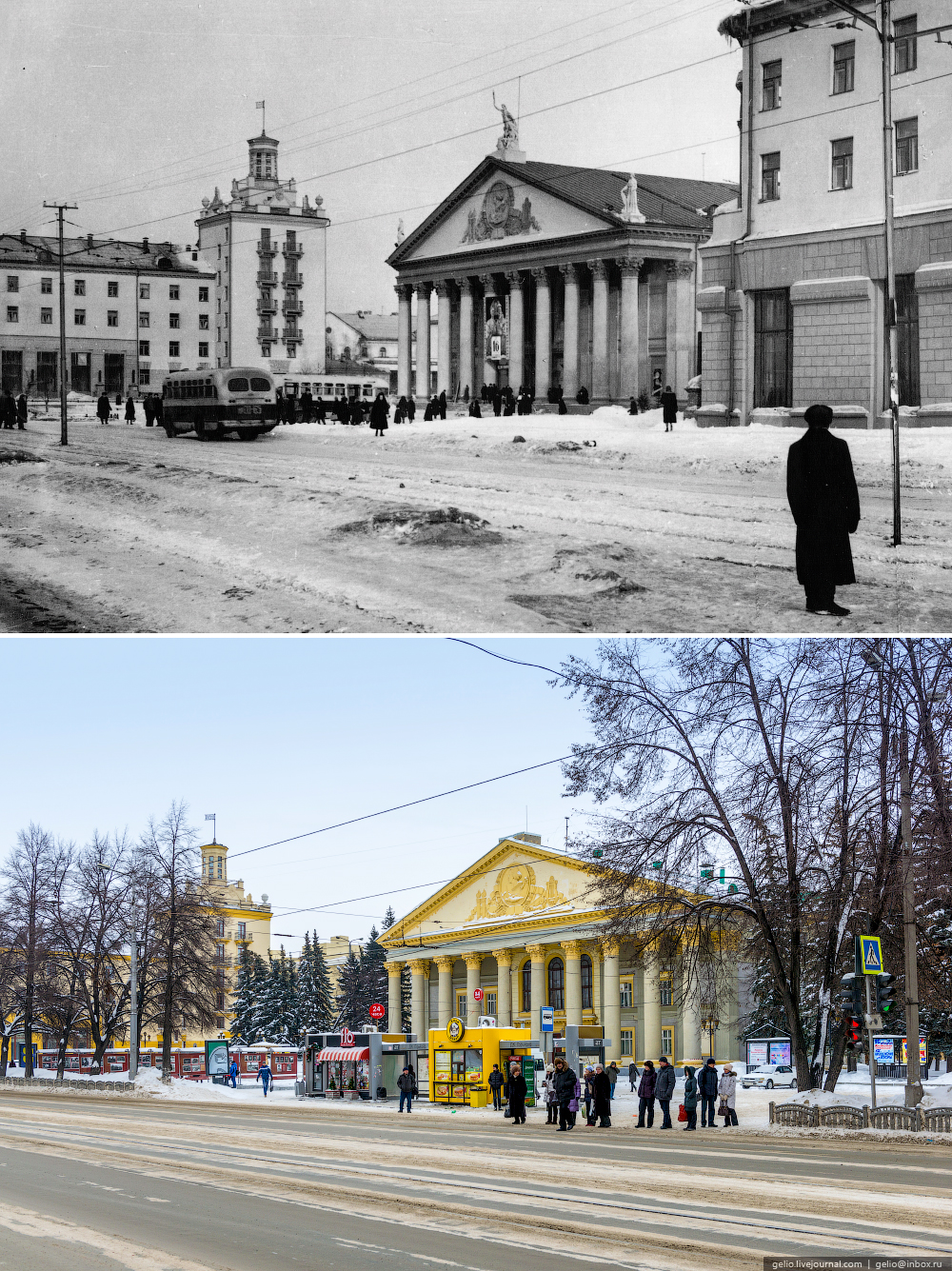 Фото старое и новое в одном