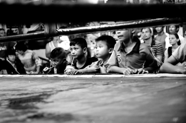 Дети на ринге в Таиланде