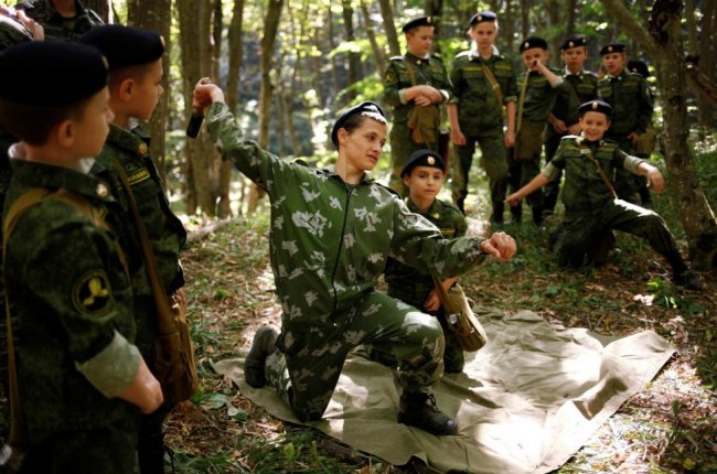 Тактические учения в Кадетской школе имени генерала Ермолова