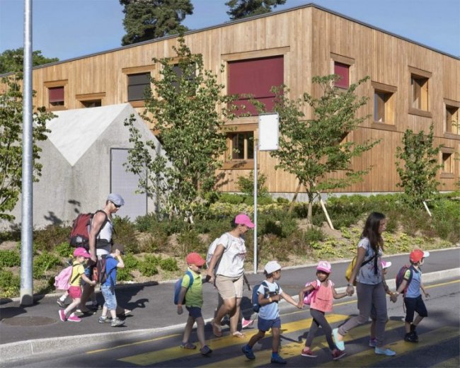 Современный детский сад в Женеве