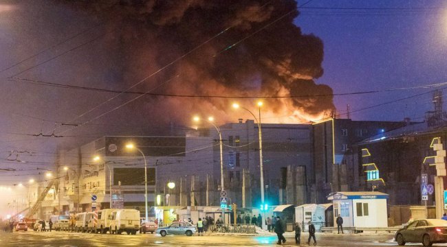 Крупные пожары в торговых центрах и клубах России