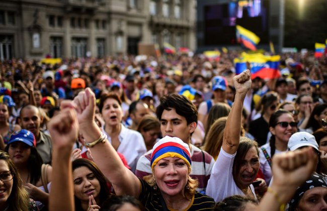 Как выглядят протесты в Венесуэле